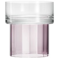 Prosty świecznik Sakred by Karim Rashid - amethyst 11 cm