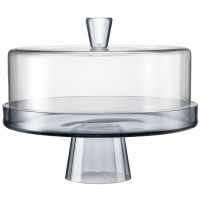 Patera z kloszem Sakred by Karim Rashid - sapphire 32 cm