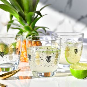 Szklanki Deco 370 ml "Ananasy"