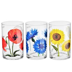 Szklanki BLOOM „Kwiaty polskie” (6 szt.)
