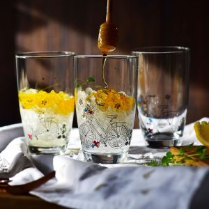 Szklanki Deco 450 ml "Rower"