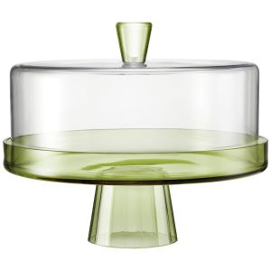 Patera z kloszem Sakred by Karim Rashid - emerald 32 cm