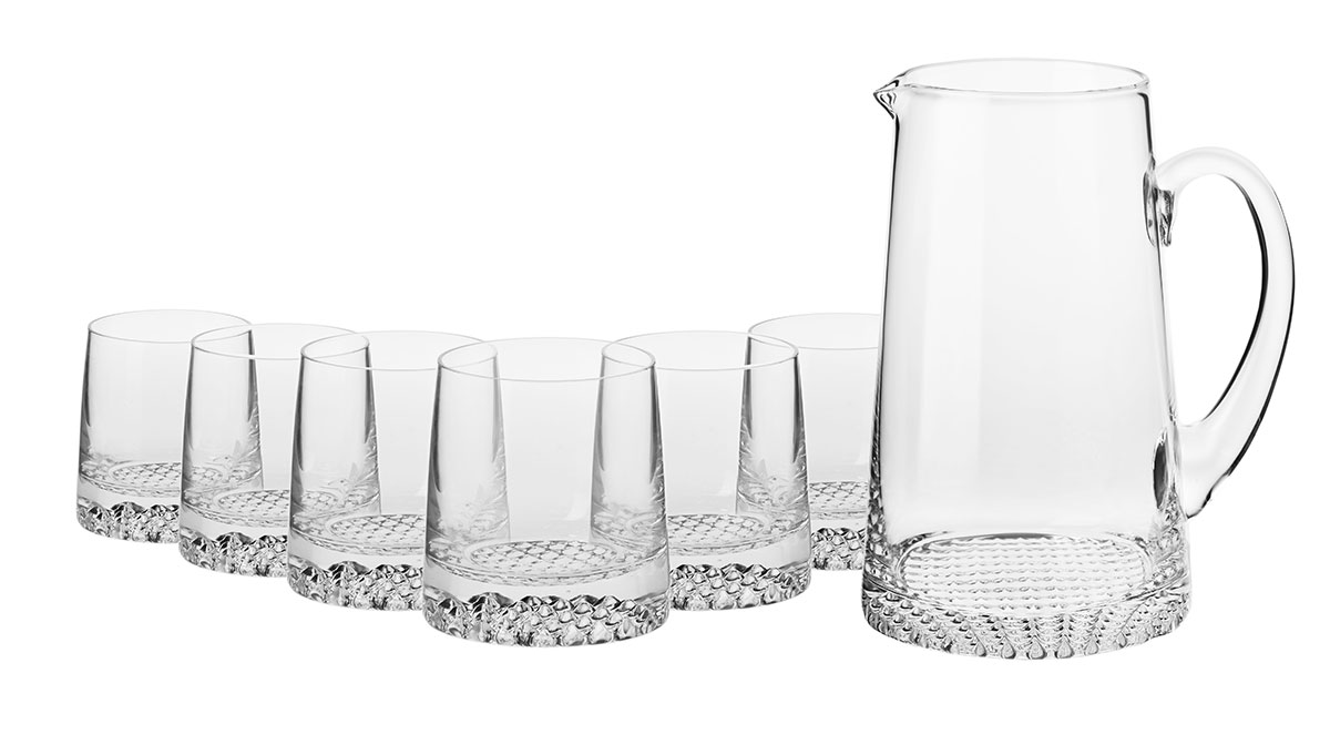 Komplet do wody, dzbanek i szklanki, Fjord KROSNO Komplet do wody, dzbanek i szklanki, Fjord KROSNO