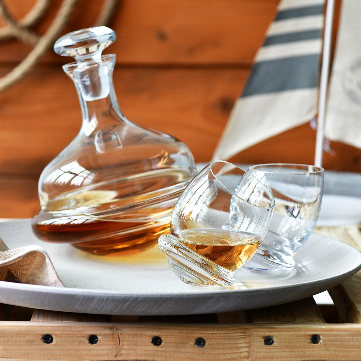 Karafka do whisky Roly-Poly KROSNO - pomysł na prezent dla taty Karafka do whisky Roly-Poly KROSNO - pomysł na prezent dla taty
