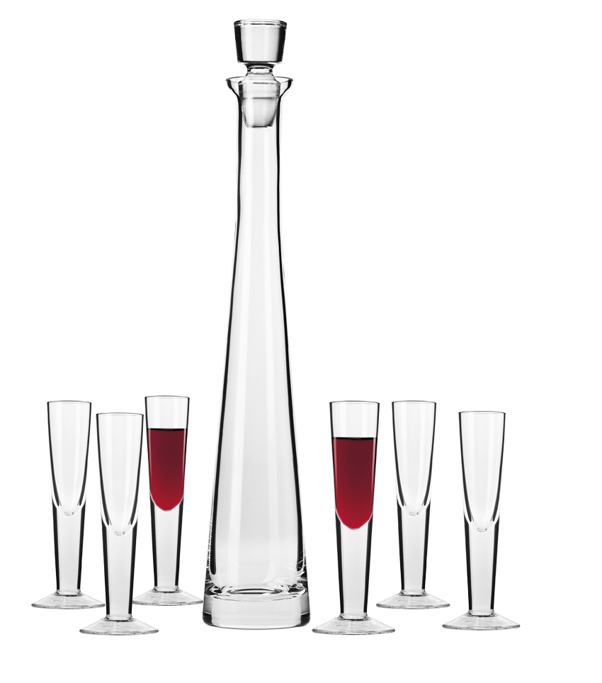 Komplet do likieru Empire KROSNO, 7 elementów, karafka + 6 kieliszków Komplet do likieru Empire KROSNO, 7 elementów, karafka + 6 kieliszków