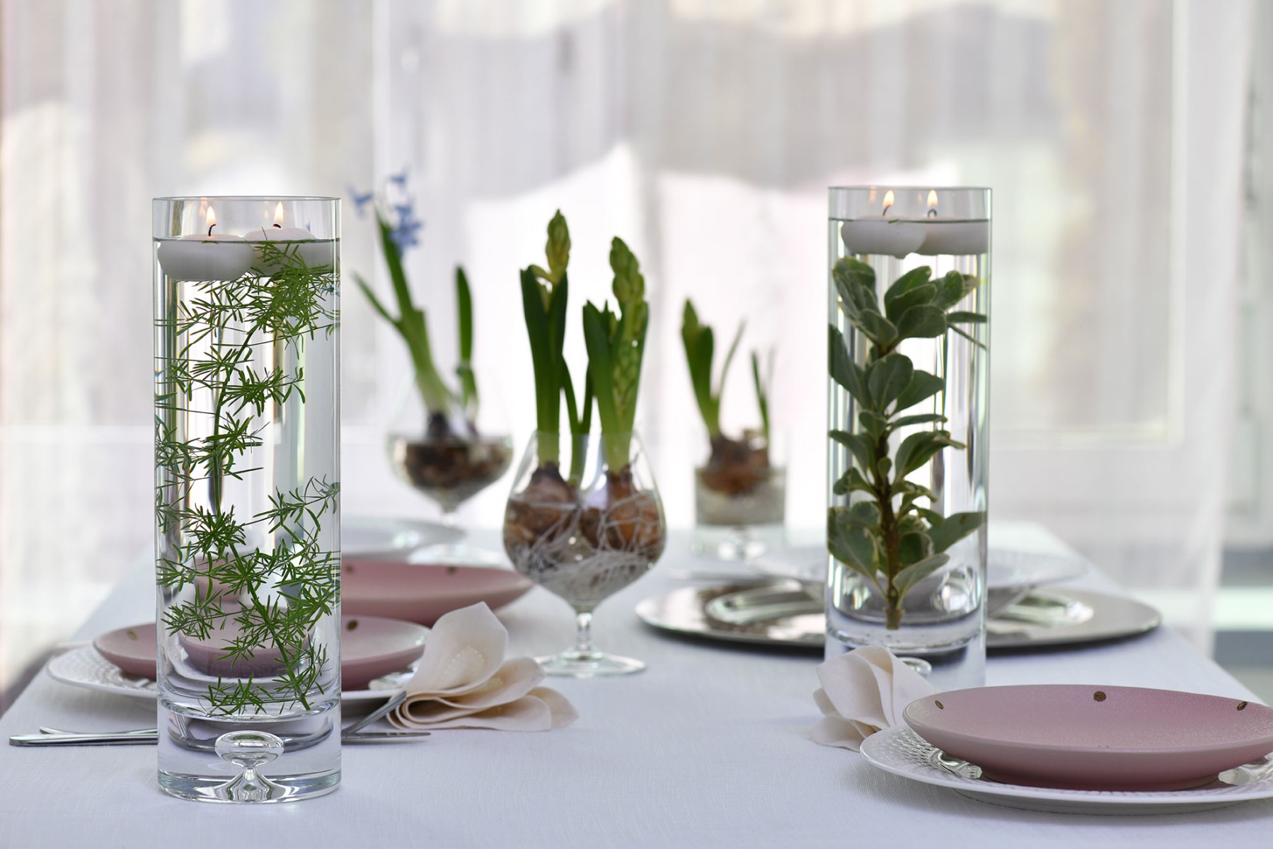 Kwiaty cebulowe w szkle KROSNO Kwiaty cebulowe w szkle KROSNO