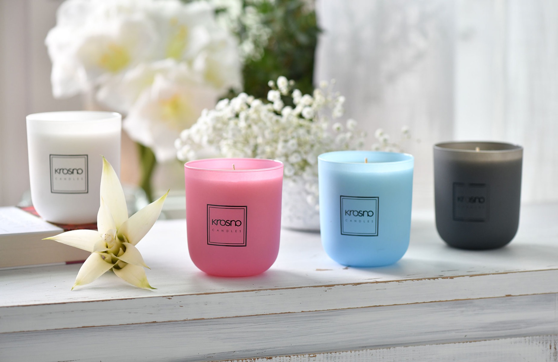 Dekoracyjne świece zapachowe Glamour KROSNO Candles